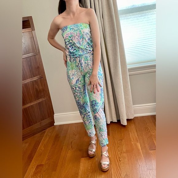 Lilly Pulitzer KEELY jumpsuit in XXS. NWT - Picture 9 of 11